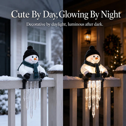 🔥 Today 49% OFF - WinterGlow Snowman Icicle Light Decor