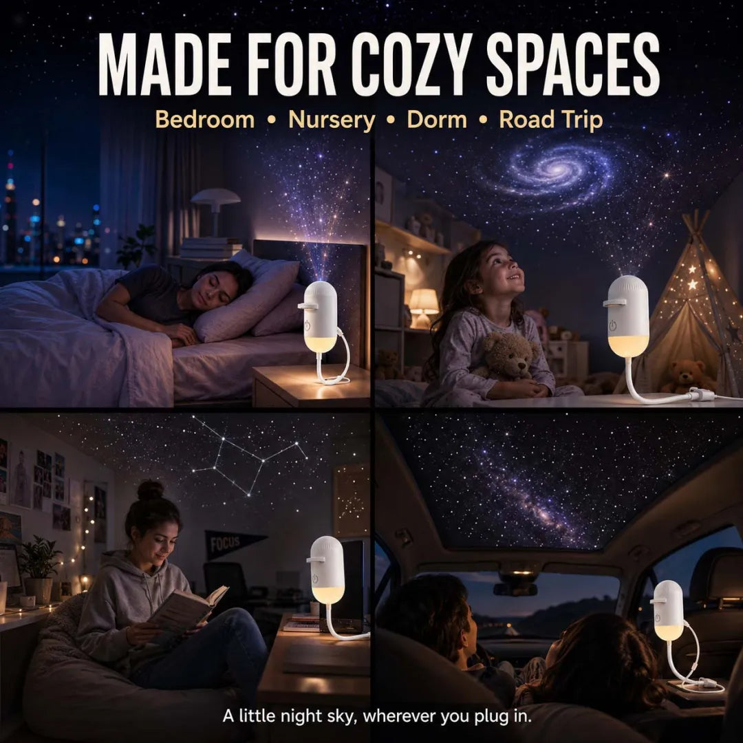 🎁2-in-1 Galaxy Projector & Night Light🌌