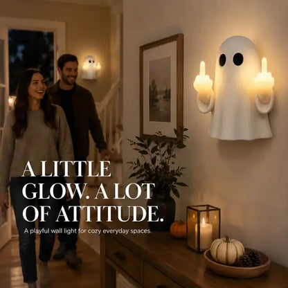 🔥Last Day 49% OFF - 👻🤣Funny Ghost Wall Light