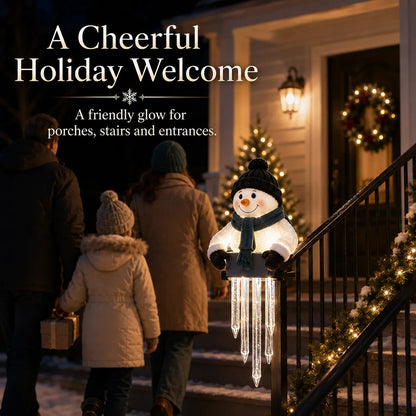 🔥 Today 49% OFF - WinterGlow Snowman Icicle Light Decor