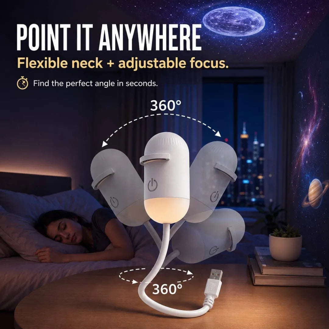 🎁2-in-1 Galaxy Projector & Night Light🌌