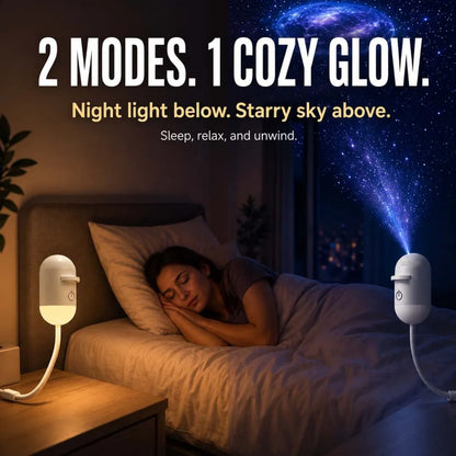 🎁2-in-1 Galaxy Projector & Night Light🌌