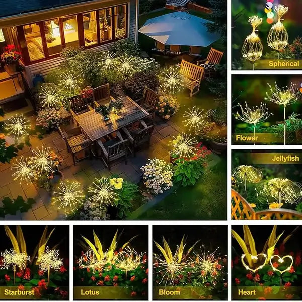 ❤️ Solar Powered Garden Fairy Lights