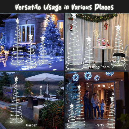 Spiral Christmas Tree LED Light