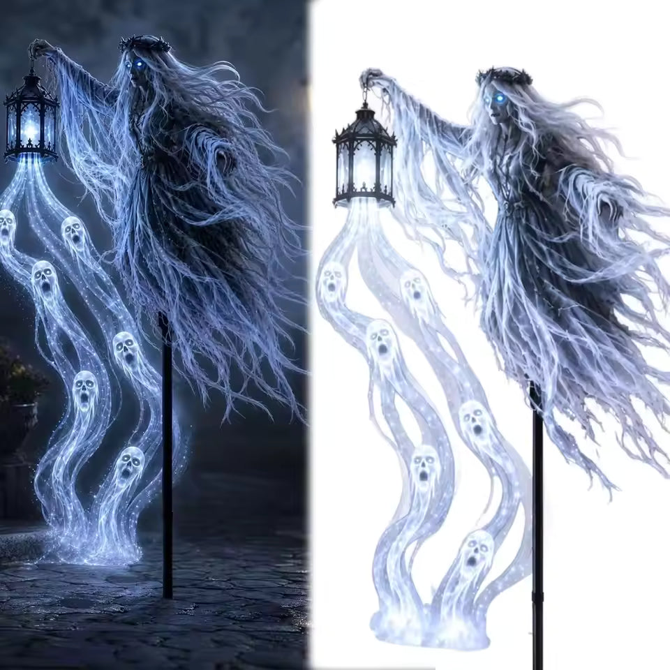 🎁Today 50% OFF🎁💀Halloween Soul Harvester Animated Garden Light