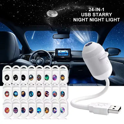 🎁2-in-1 Galaxy Projector & Night Light🌌