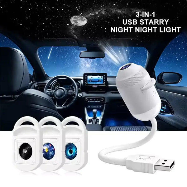 🎁2-in-1 Galaxy Projector & Night Light🌌