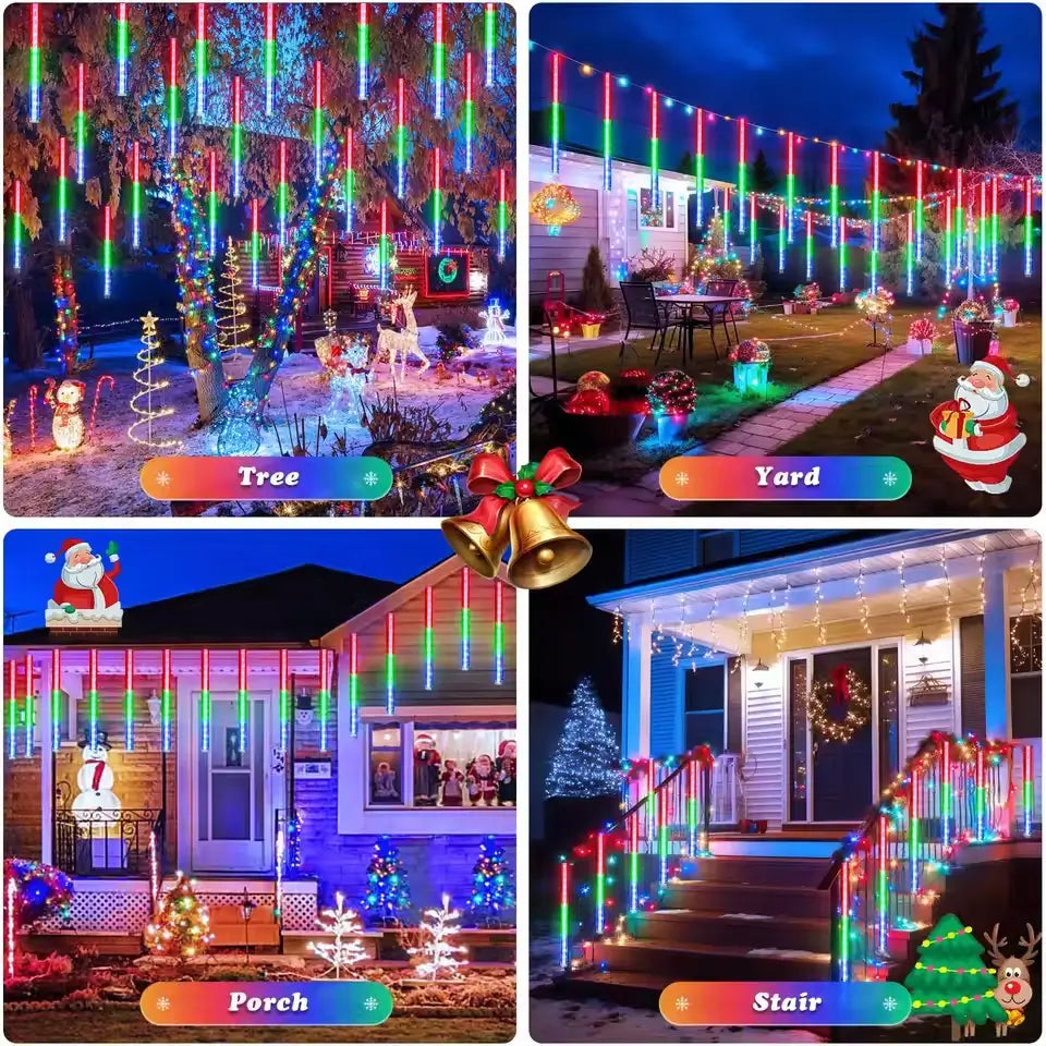 LED Meteor Shower Rain Lights