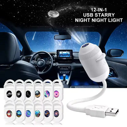🎁2-in-1 Galaxy Projector & Night Light🌌