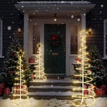 Spiral Christmas Tree LED Light