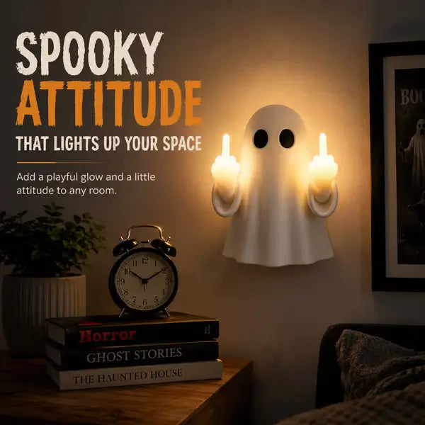 🔥Last Day 49% OFF - 👻🤣Funny Ghost Wall Light