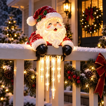 🔥 Today 49% OFF - WinterGlow Snowman Icicle Light Decor