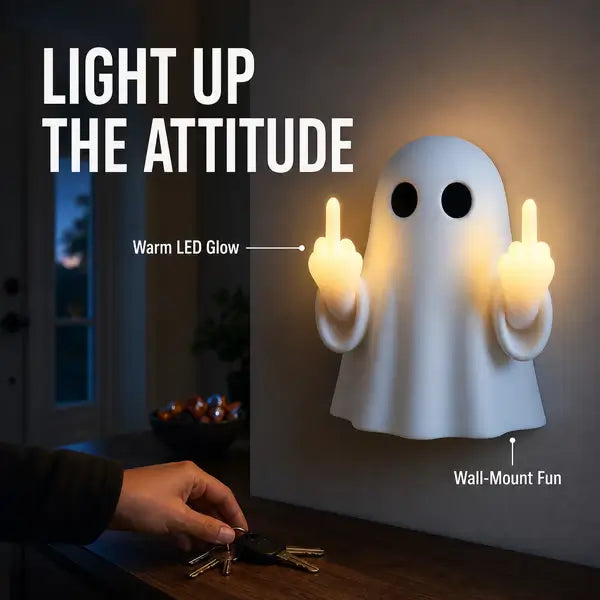 🔥Last Day 49% OFF - 👻🤣Funny Ghost Wall Light