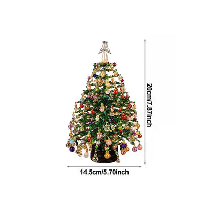 🎄✨ DIY Beaded Christmas Tree Kit – 🎅Create Your Own Sparkling Holiday Decoration